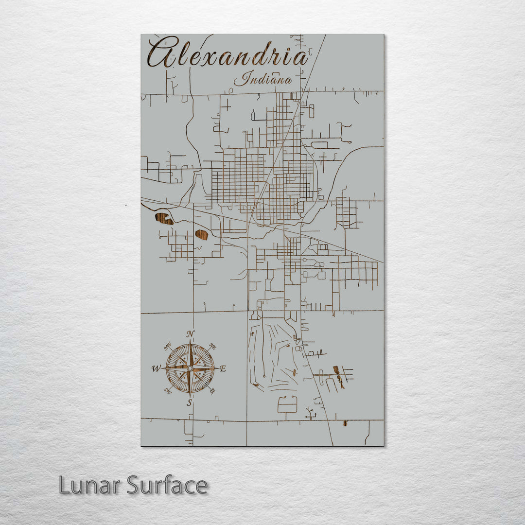 Alexandria, Indiana Street Map