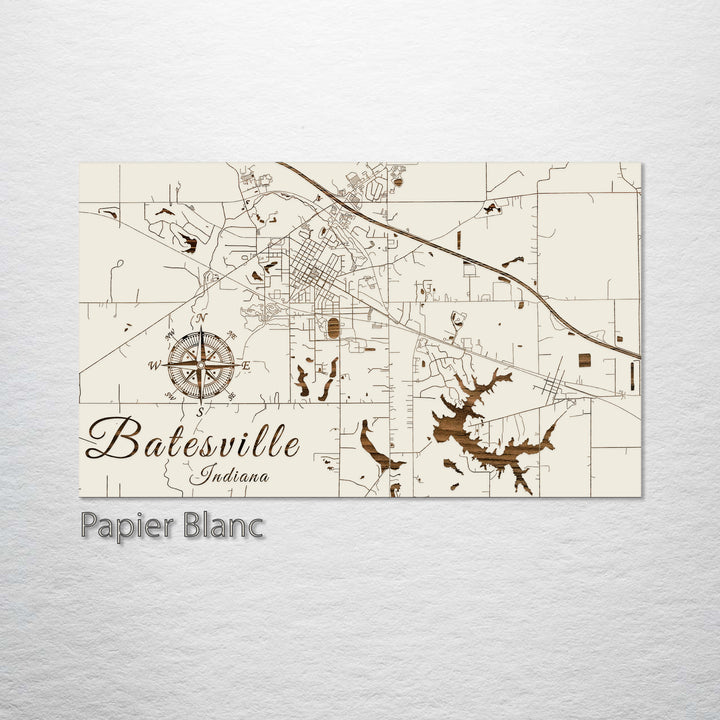 Batesville, Indiana Street Map