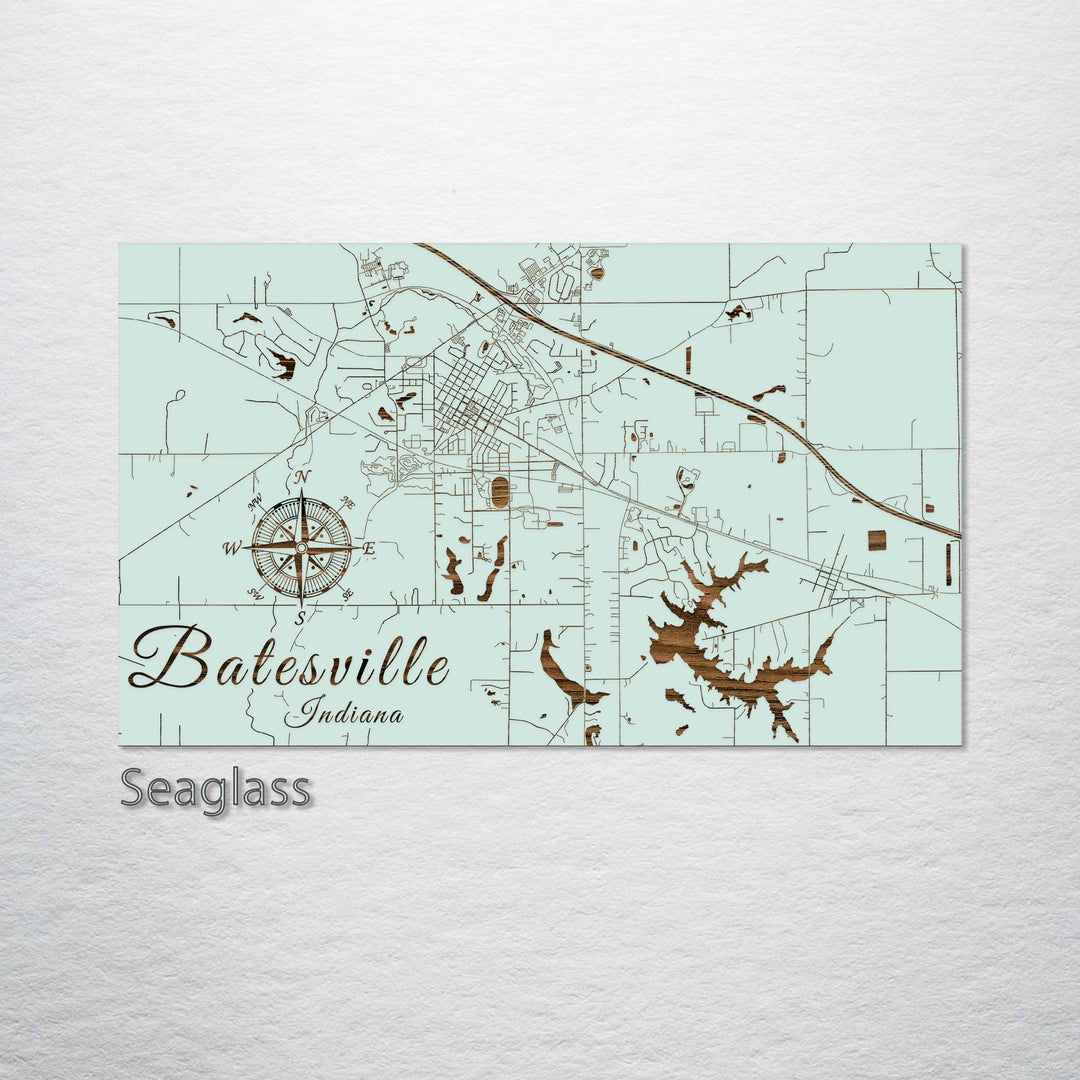 Batesville, Indiana Street Map