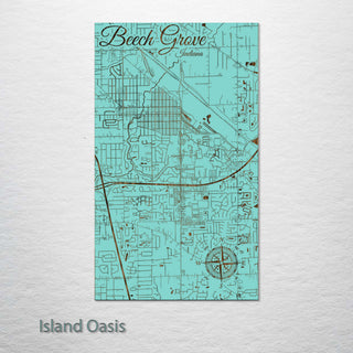 Beech Grove, Indiana Street Map