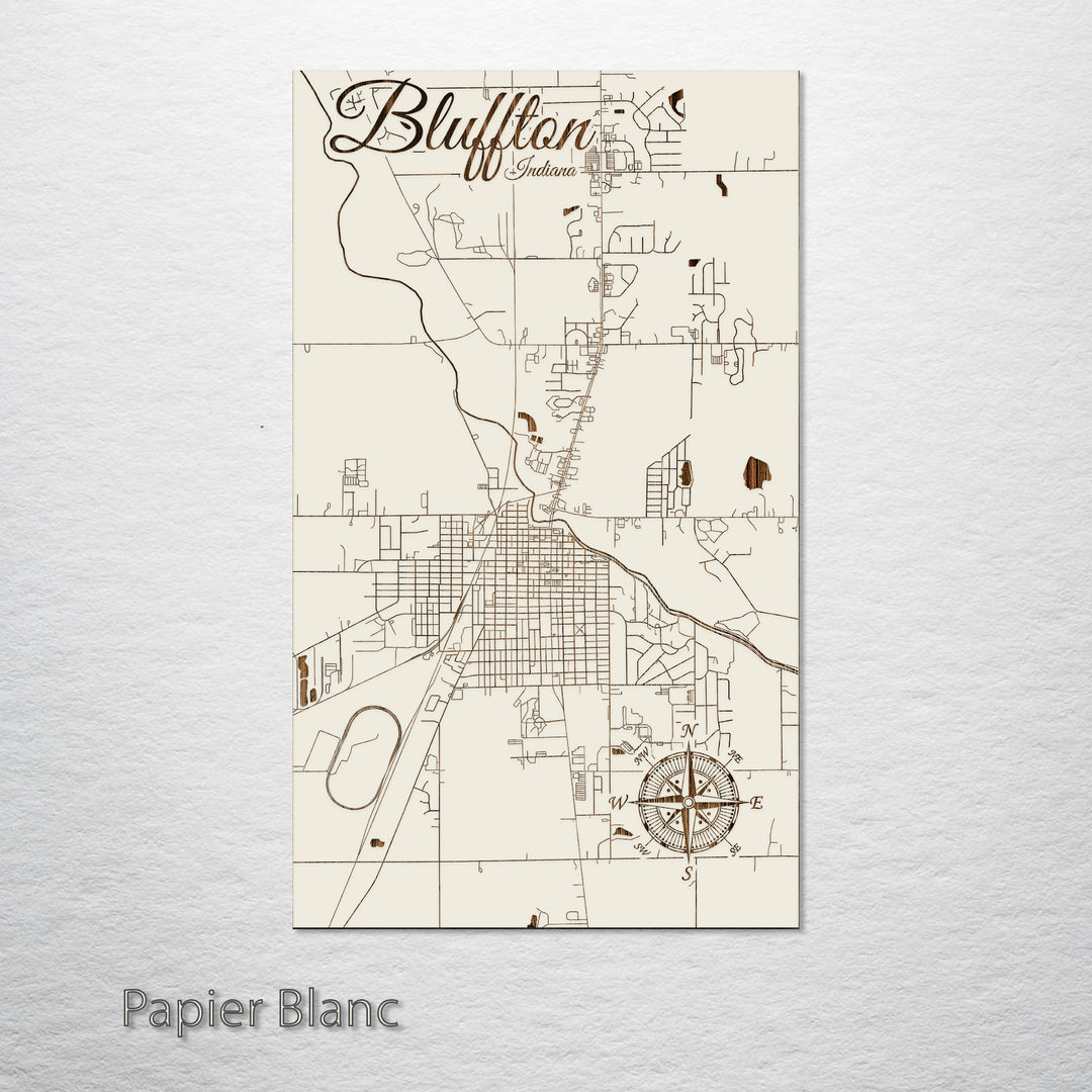 Bluffton, Indiana Street Map