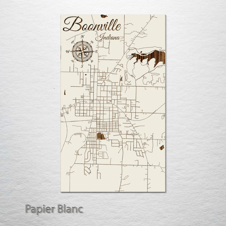 Boonville, Indiana Street Map