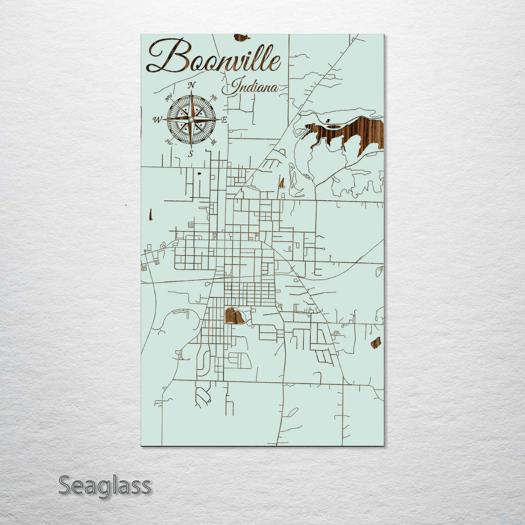 Boonville, Indiana Street Map