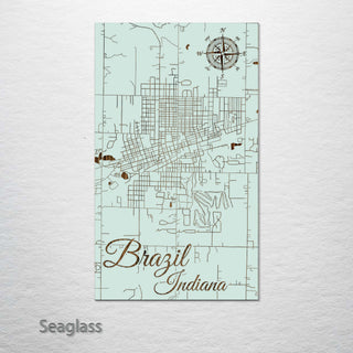 Brazil, Indiana Street Map