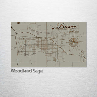 Bremen, Indiana Street Map