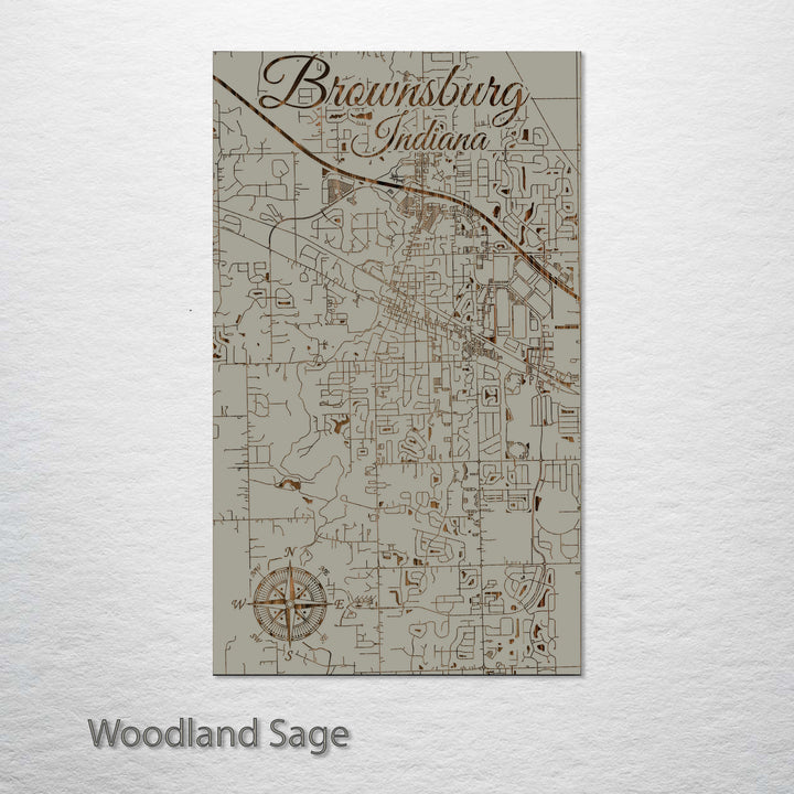 Brownsburg, Indiana Street Map