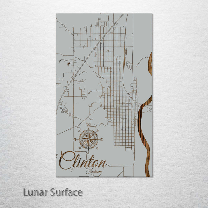 Clinton, Indiana Street Map