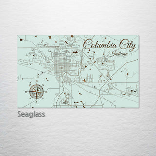 Columbia City, Indiana Street Map