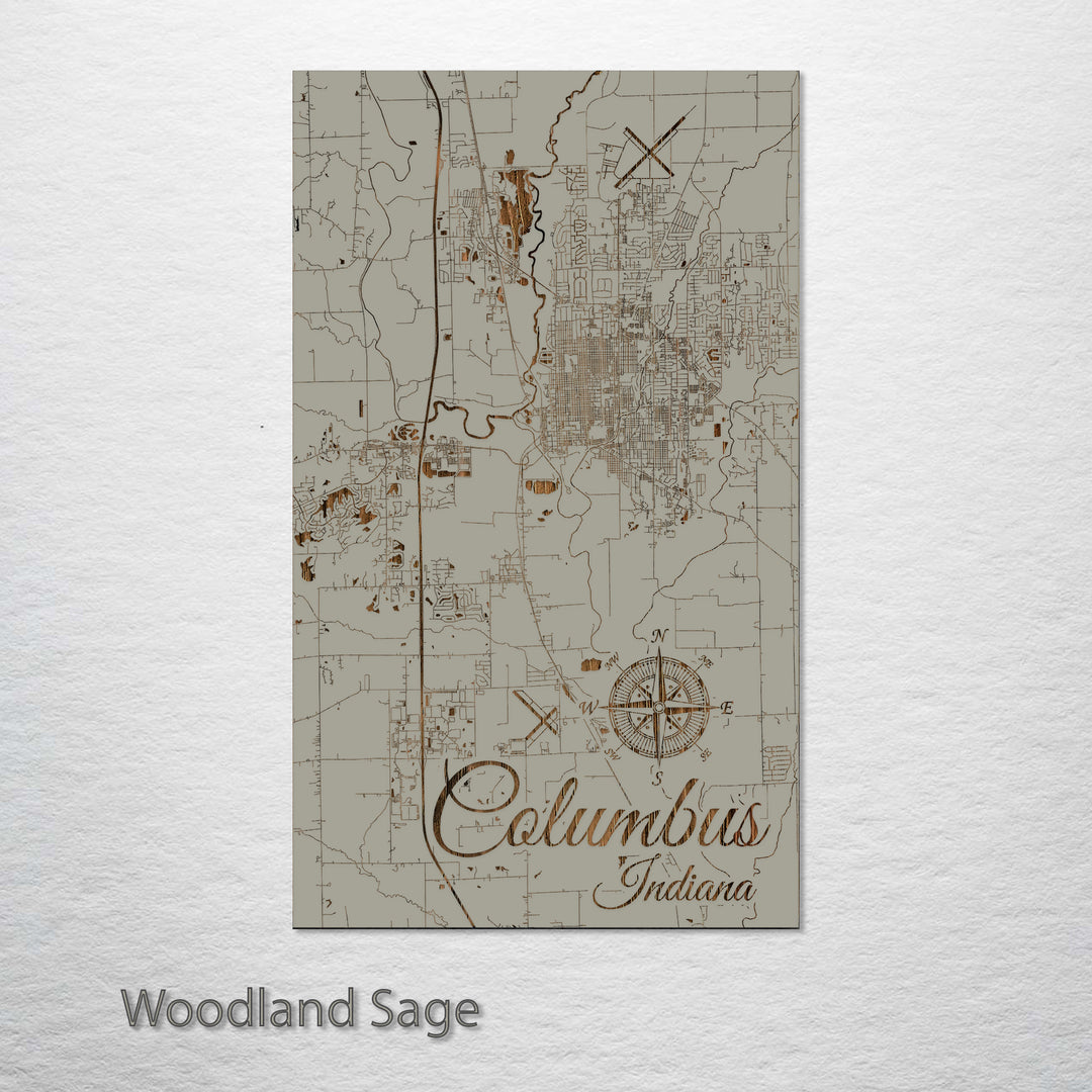 Columbus, Indiana Street Map