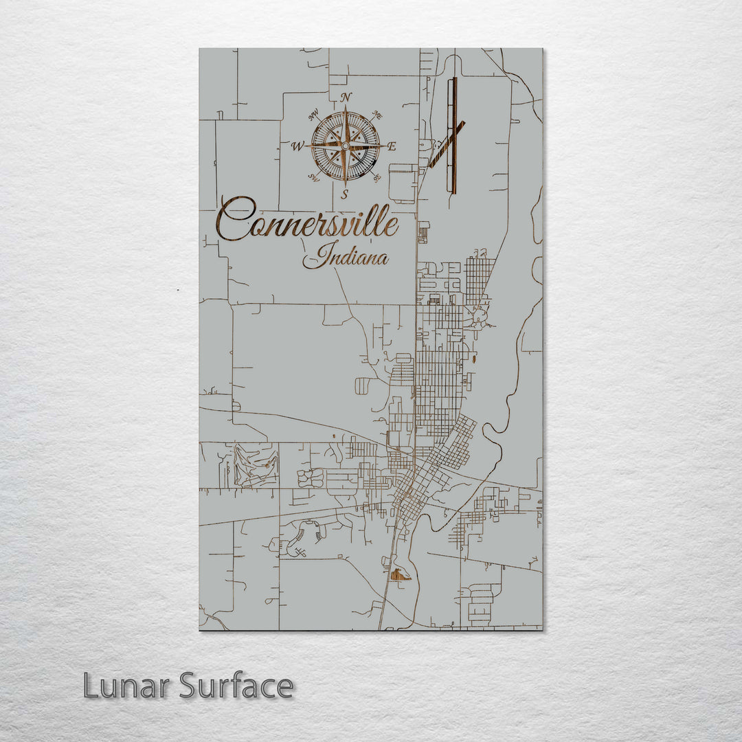 Connersville, Indiana Street Map