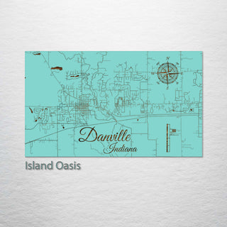 Danville, Indiana Street Map