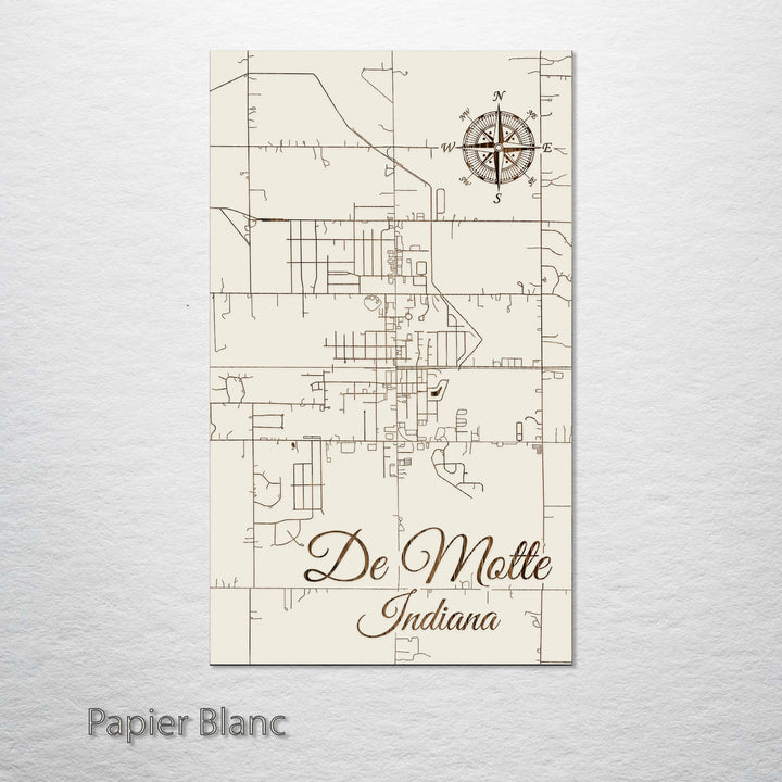 De Motte, Indiana Street Map