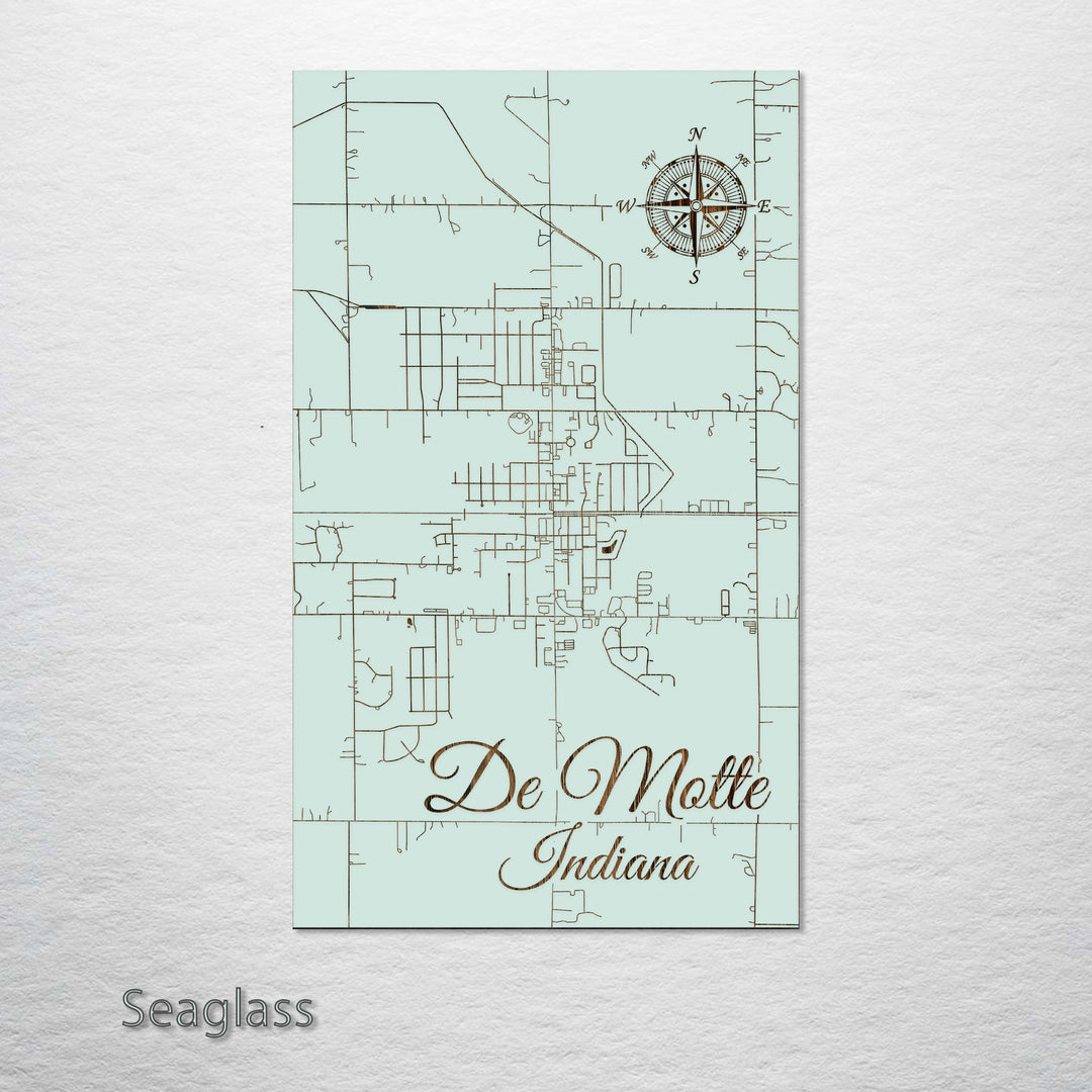 De Motte, Indiana Street Map