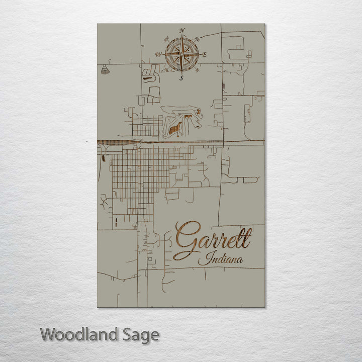 Garrett, Indiana Street Map