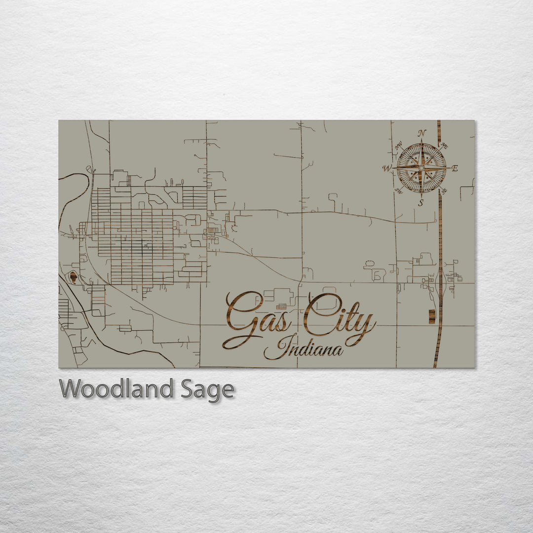 Gas City, Indiana Street Map