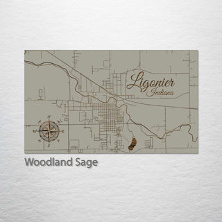 Ligonier, Indiana Street Map