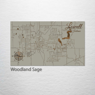 Lowell, Indiana Street Map
