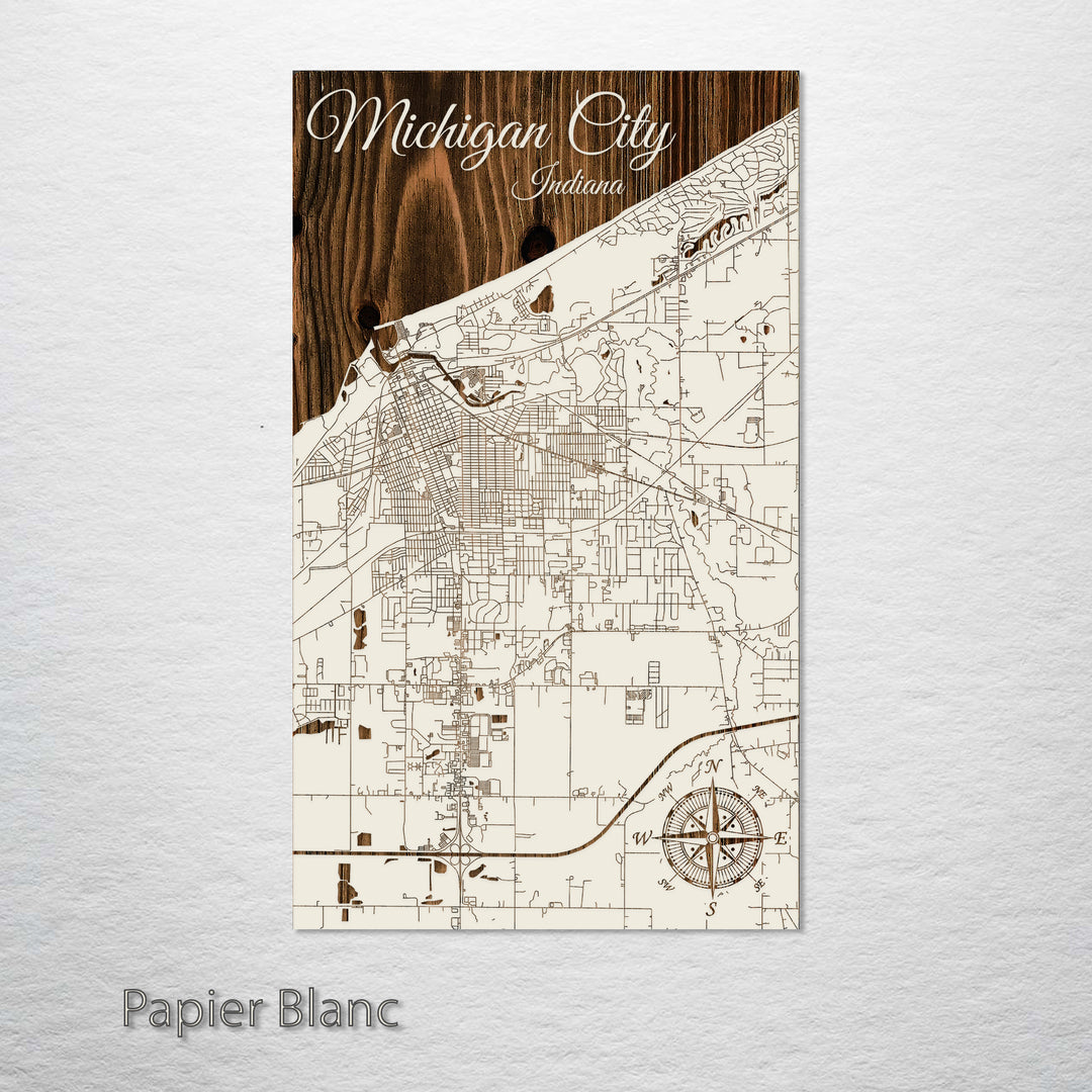 Michigan City, Indiana Street Map