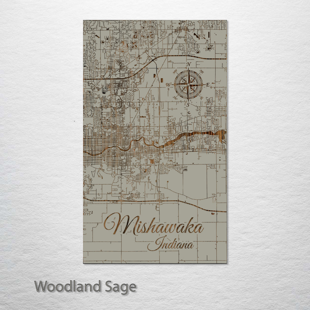 Mishawaka, Indiana Street Map