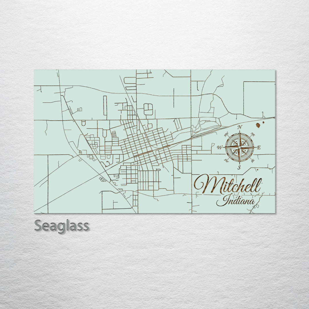 Mitchell, Indiana Street Map