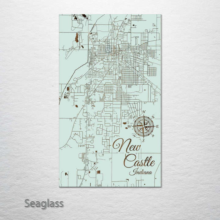 New Castle, Indiana Street Map