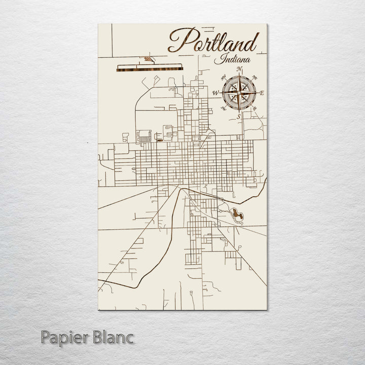 Portland, Indiana Street Map