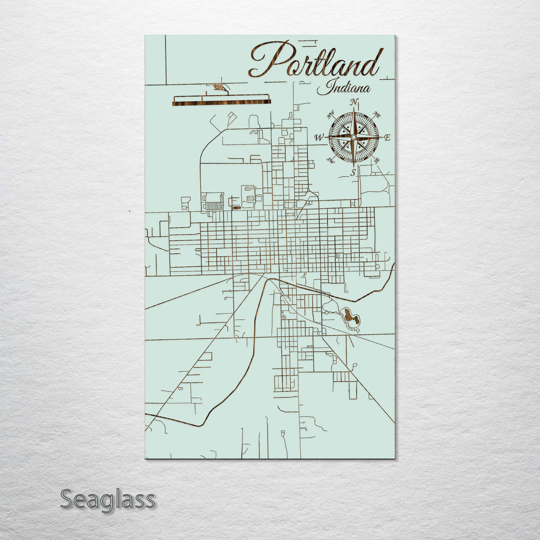 Portland, Indiana Street Map