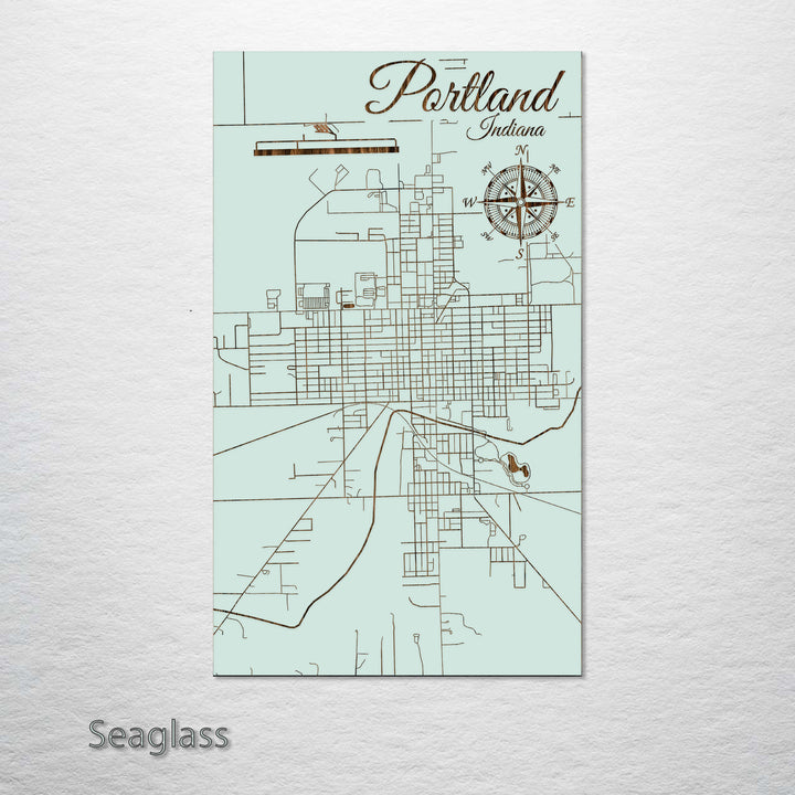 Portland, Indiana Street Map