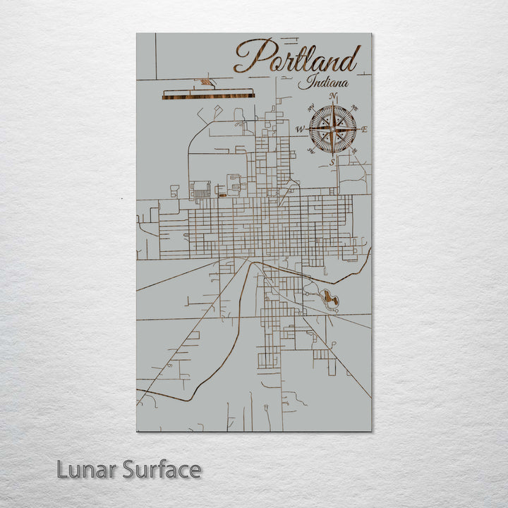 Portland, Indiana Street Map