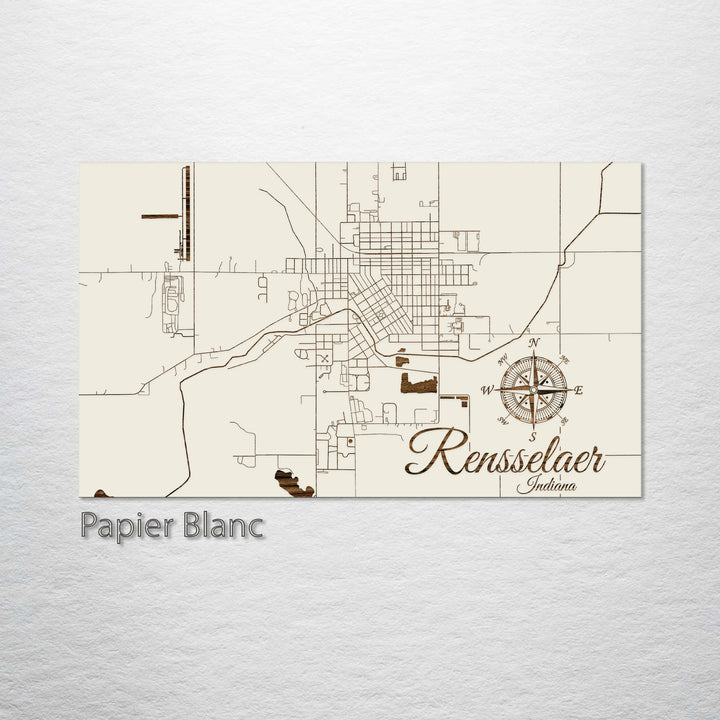 Rensselaer, Indiana Street Map