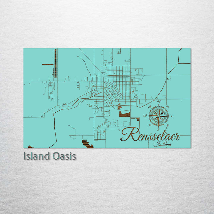 Rensselaer, Indiana Street Map