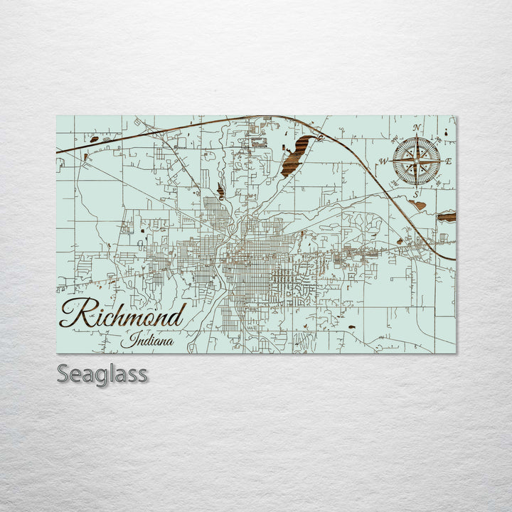 Richmond, Indiana Street Map