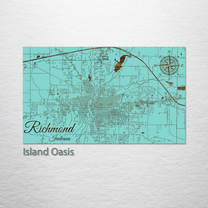 Richmond, Indiana Street Map