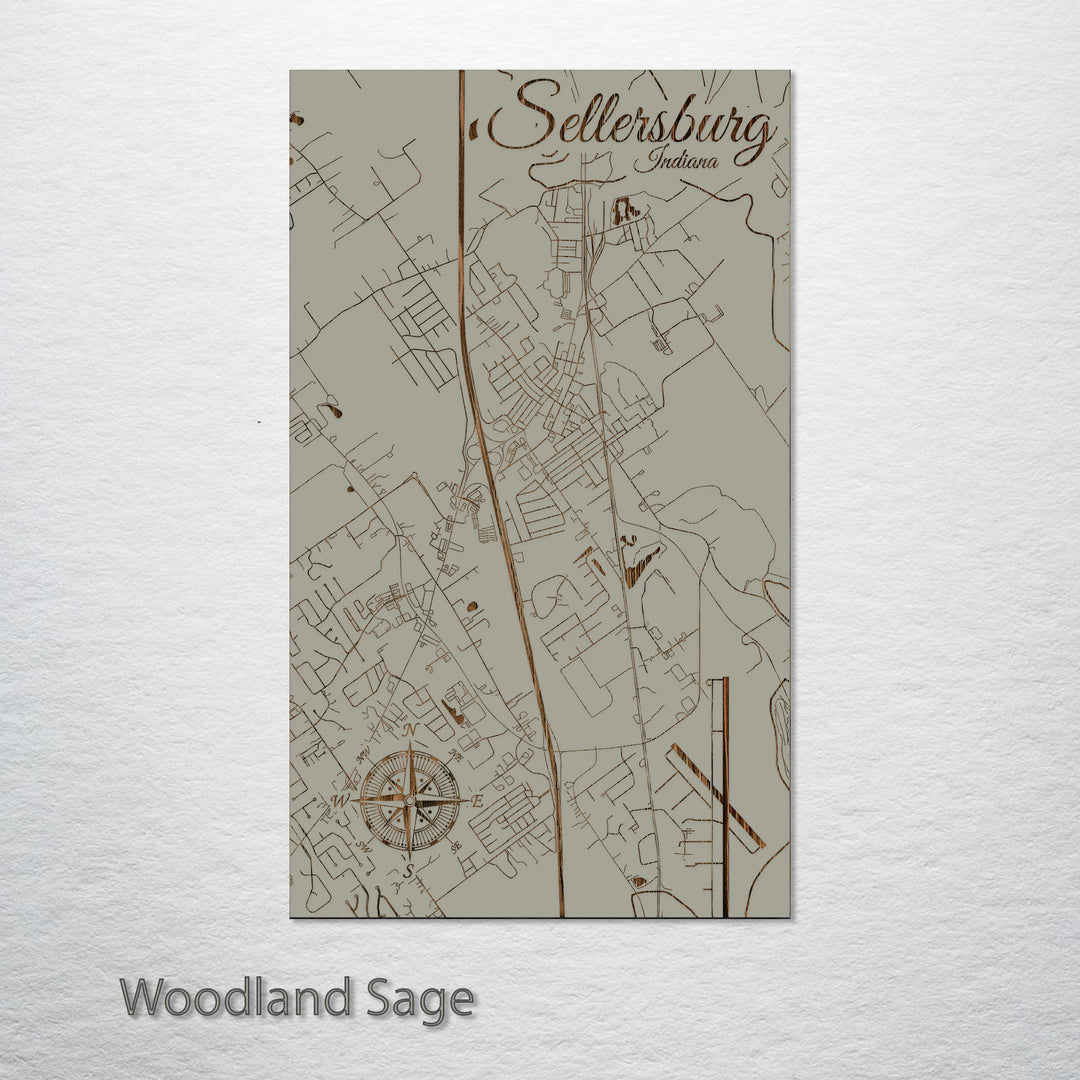 Sellersburg, Indiana Street Map