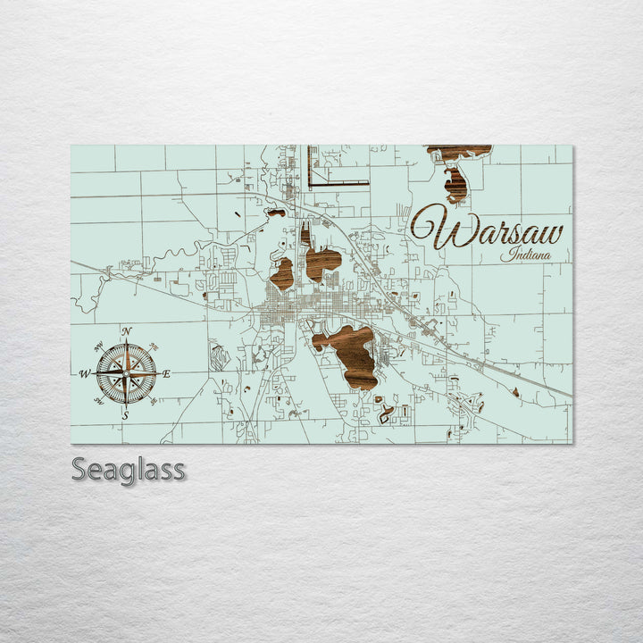 Warsaw, Indiana Street Map