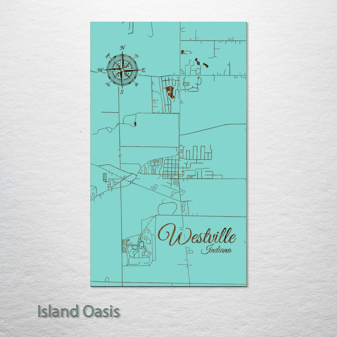 Westville, Indiana Street Map