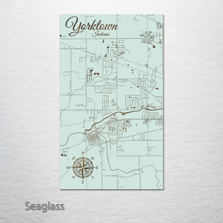 Yorktown, Indiana Street Map