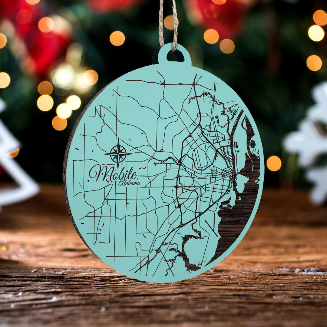 Mobile, Alabama Round Ornament