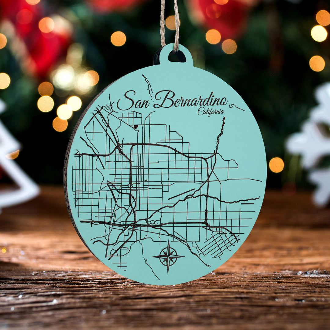 San Bernardino, California Round Ornament