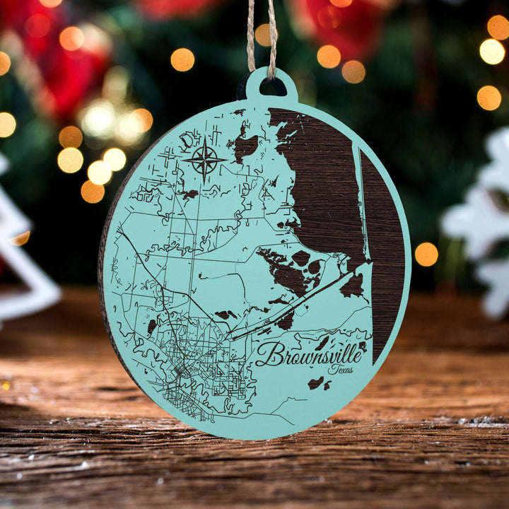 Brownsville, Texas Round Ornament