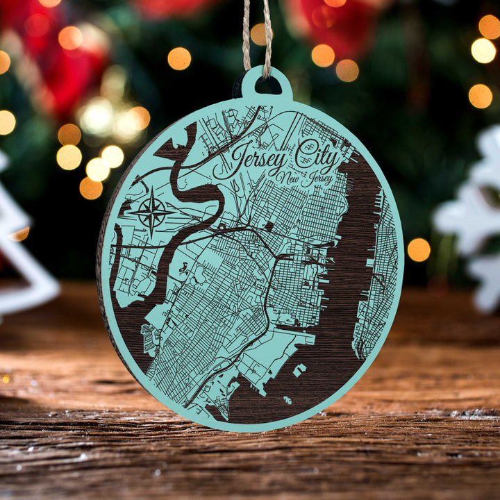 Jersey City, New Jersey Round Ornament