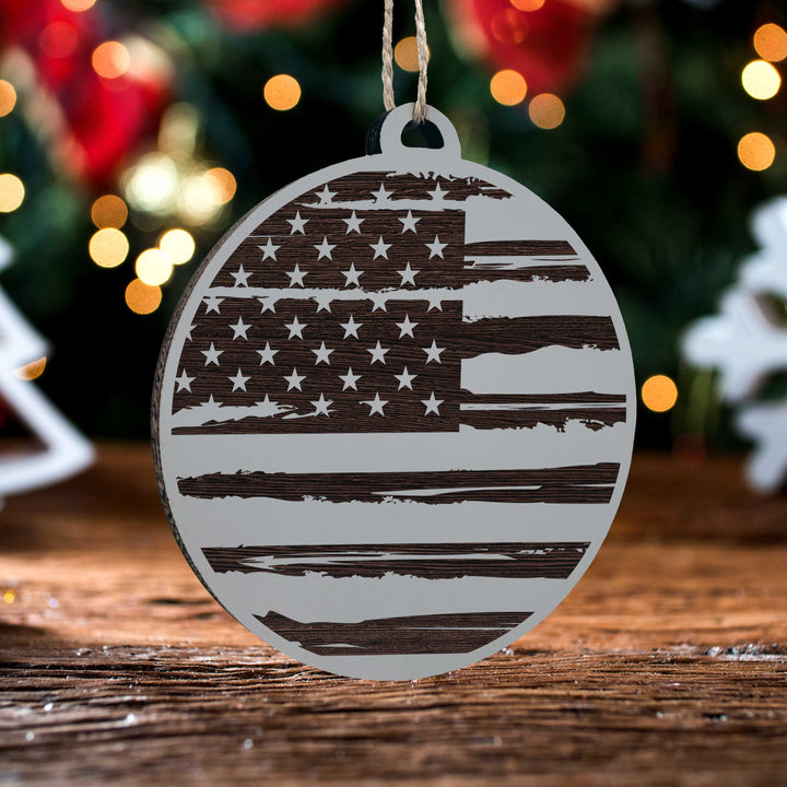 American Flag Ornament