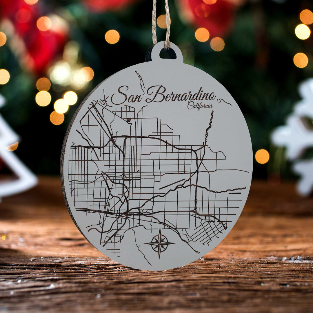 San Bernardino, California Round Ornament