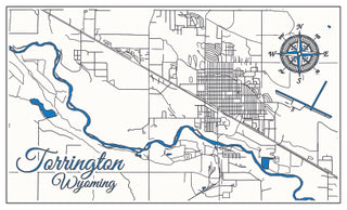FP2132 - Torrington, WY Micro Metal Magnet (Standard)
