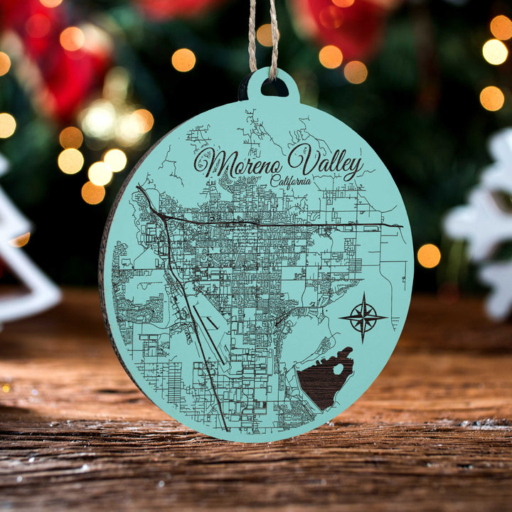 Moreno Valley, California Round Ornament