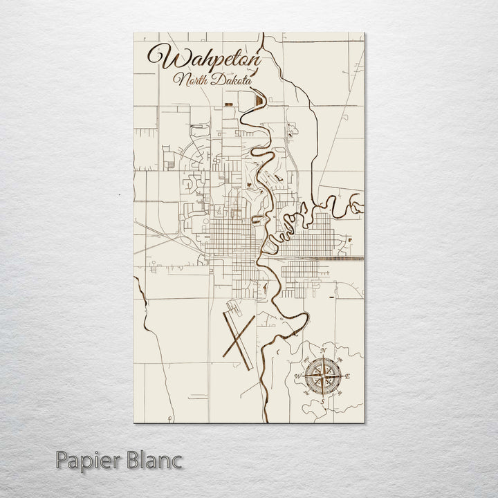 Wahpeton, North Dakota Street Map