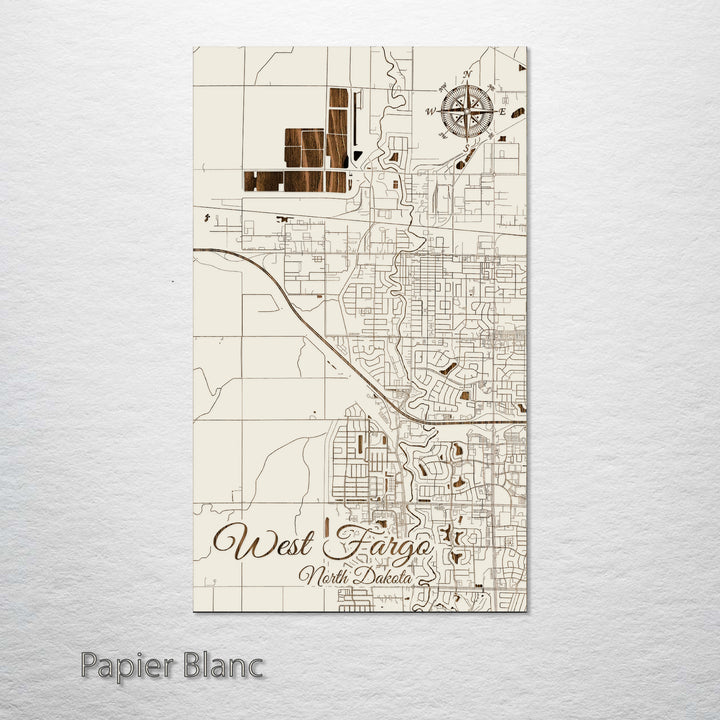 West Fargo, North Dakota Street Map