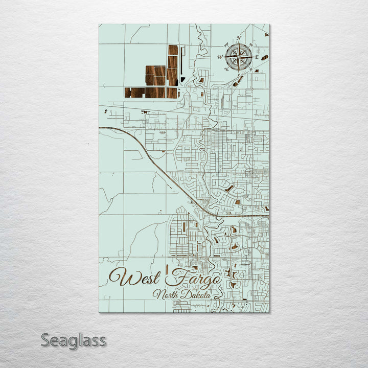 West Fargo, North Dakota Street Map