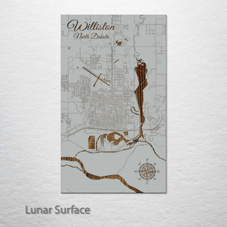 Williston, North Dakota Street Map