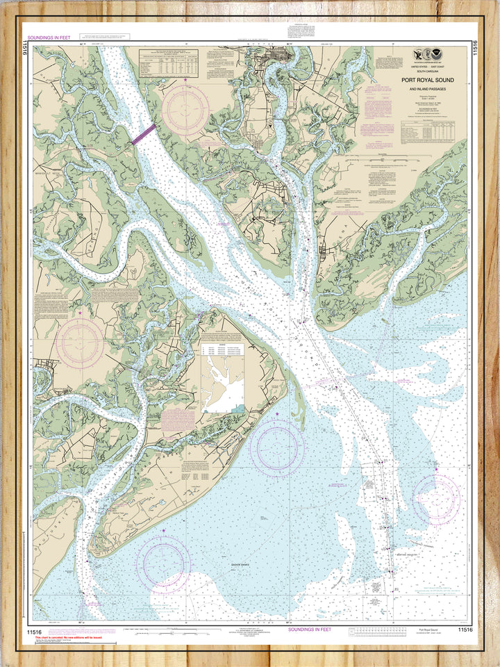 Port Royal Sound Nautical Map (NOAA)